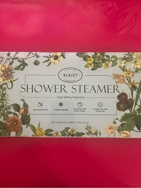Pink Shower Steamer - Floral Scented Bath Tablet